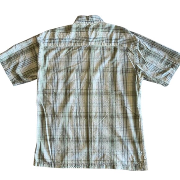 TAYLOR & HENRY WOVENS 100% COTTON XL Short Sleeve Button Front Shirt - Picture 3 of 8